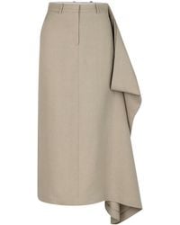 Heirlome - Augusta Linen Midi Skirt - Lyst