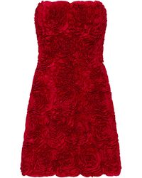 Aje. - Strapless Rosette-gazer Mini Dress - Lyst