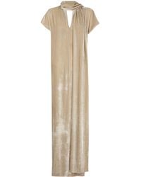 Cortana - Iris Velvet Maxi Dress - Lyst
