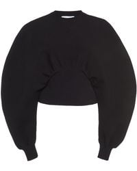 Bottega Veneta - Ribbed-trim Wool Knit Sweater - Lyst