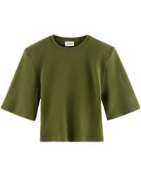 ARAKII - Exclusive Structured Shoulder Cotton T-Shirt - Lyst