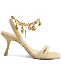 Jonathan Simkhai - Caspian Raffia Strappy Heels - Lyst