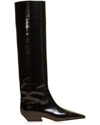 Khaite - Marfa Classic Knee High Leather Boots - Lyst