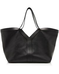 Saint Laurent - Y Large Leather Tote Bag - Lyst