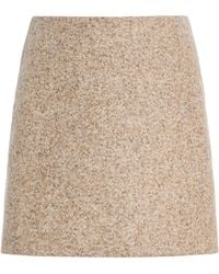 Blazé Milano - Coci Alpaca-Wool Mini Skirt - Lyst