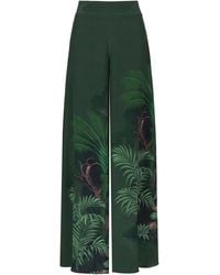 Johanna Ortiz - Musical Silk Wide-Leg Pants - Lyst
