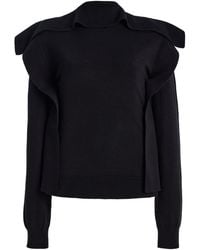 Marie Adam-Leenaerdt - Square Wool-blend Sweater - Lyst