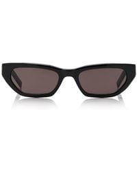 Saint Laurent - Ysl Plastic Cat-eye Sunglasses - Lyst