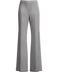 MACCAPANI - Easy Cotton-Blend Jacquard Pants - Lyst