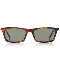Saint Laurent - Betty Thin Square-Frame Acetate Sunglasses - Lyst