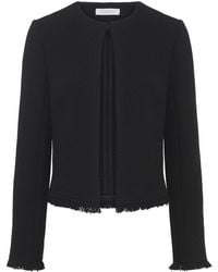 Gabriela Hearst - Normand Wool-Cashmere Cropped Jacket - Lyst