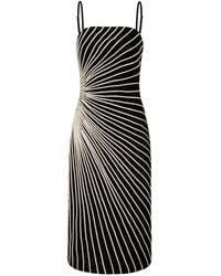 ANDRES OTALORA - Imani De Amor Embroidered Linen Midi Dress - Lyst