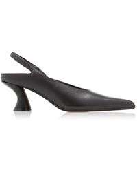 Dries Van Noten - Leather Slingback Pumps - Lyst