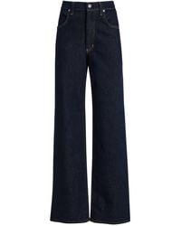 Citizens of Humanity - Annina Silk-denim Mid-rise Straight-leg Jeans - Lyst