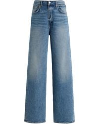 Agolde - Ren Stretch High-Rise Wide-Leg Jeans - Lyst