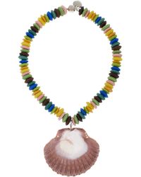 Julietta - Exclusive Triton Beaded Shell Necklace - Lyst