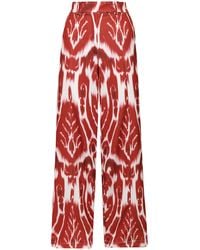 ANDRES OTALORA - Me Quedas Printed Wide-Leg Pants - Lyst