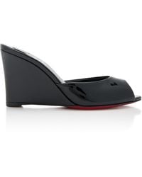Christian Louboutin - Me Dolly 85mm Patent Leather Wedge Pumps - Lyst