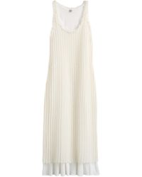 TOTEME - Mohair-Blend Knit Midi Dress - Lyst