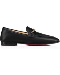 Christian Louboutin - Mj Moc Leather Loafers - Lyst