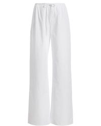 Matteau - Drawstring Cotton Wide-Leg Pants - Lyst