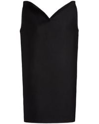 Balenciaga - Vareuse Wool-Blend Scuba Mini Dress - Lyst