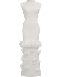 Aje. - Fleura Knitted Midi Dress - Lyst