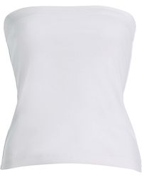 Flore Flore - Bes Cotton Bandeau Top - Lyst