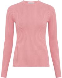 Gabriela Hearst - Browning Ribbed-Knit Cashmere-Silk Sweater - Lyst