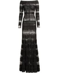Elie Saab - Macrame & Lace Gown - Lyst