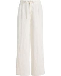 ELCE - Maris Linen Wide-Leg Pants - Lyst