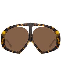 Womens Ibiza Aviator-Frame Acetate Sunglasses Moda Operandi Moda Operandi Women Accessories Sunglasses Aviator Sunglasses 