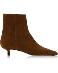 Aeyde - Sofie Suede Ankle Boots - Lyst