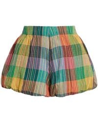 BOTEH - Echo Cotton Bubble Shorts - Lyst