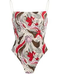 Ziah - The Fine Strap One-Piece Swimsuit - Lyst