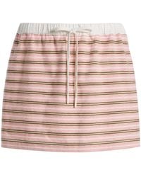 Posse - Exclusive Maddie Cotton Mini Skirt - Lyst
