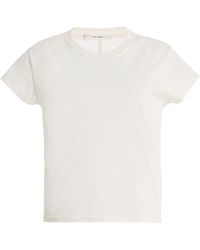 The Row - Tori Cotton-Silk T-Shirt - Lyst