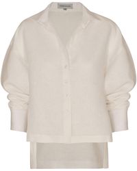 ANDRES OTALORA - Si Sabes Linen Shirt - Lyst