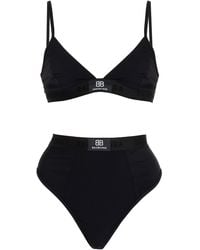 Balenciaga Bb Sporty Bikini - Black