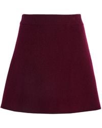 Lisa Yang - Clare Cashmere Mini Skirt - Lyst