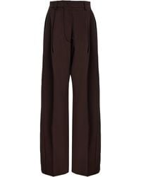 THE LATEST - Billie Twill Wide-Leg Pants - Lyst
