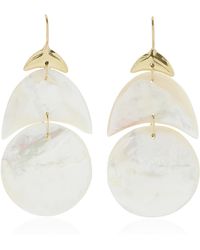 Ten Thousand Things - Small Arp 18k Yellow Gold Mother-of-pearl Earrings - Lyst
