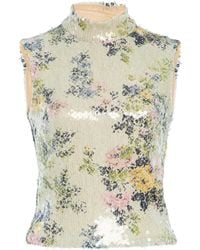 Brandon Maxwell - The Piper Embellished Tank Top - Lyst