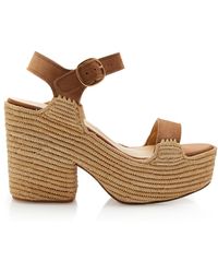 Gabriela Hearst - Sardis Suede-Trimmed Sandals Sandal - Lyst