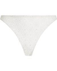 Juillet - Exclusive Edie Bottom In Broderie Anglaise White - Lyst