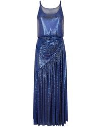 Rabanne - Metallic Mesh Midi Dress - Lyst