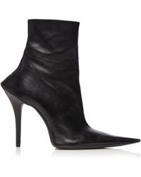 Balenciaga - Witch Leather Booties - Lyst