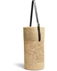 KHAITE - Billie Raffia Bucket Bag - Lyst