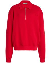 ÉTERNE - Half-Zip Cotton-Modal Sweatshirt - Lyst