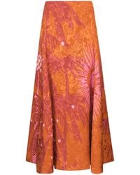 Johanna Ortiz - Encanto De Isla Jacquard Maxi Skirt - Lyst